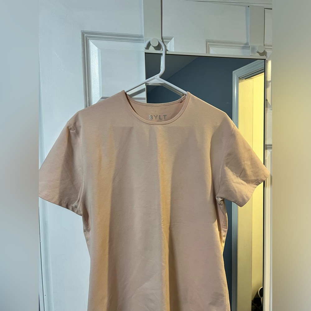 Peach/Coral colored Bylt shirt